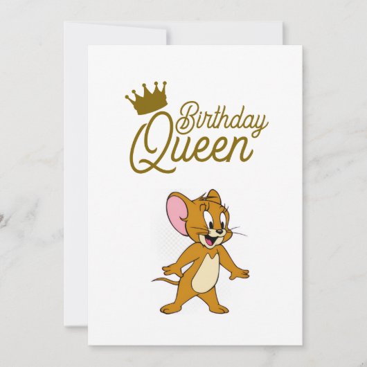 De Remerciements Carte Queen Anniversaire (Devant)
