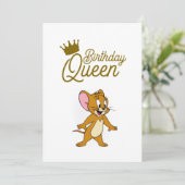 De Remerciements Carte Queen Anniversaire (Debout devant)