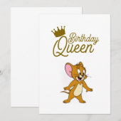 De Remerciements Carte Queen Anniversaire (Devant / Derrière)