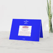 De Remerciements Carte Rainbow Torah bar mitzvah bat mitzvah (Dos)