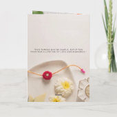 De Remerciements Carte Rakhi (Dos)
