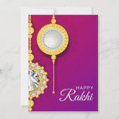 De Remerciements Carte Rakhi pour frère (Devant)