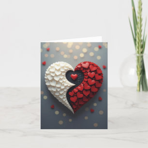 De Remerciements Carte romantique Yin-yang