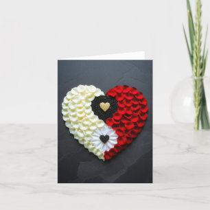 De Remerciements Carte romantique Yin-yang
