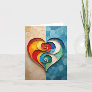 De Remerciements Carte romantique Yin-yang