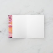 De Remerciements Carte Rose Rose (Intérieur)