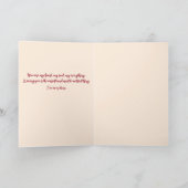 De Remerciements Carte Saint Valentin (Intérieur)