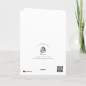 De Remerciements Carte Saint Valentin - Rouge Sakura (Dos)