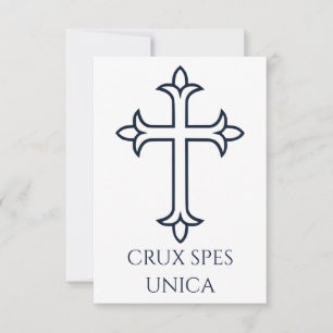 De Remerciements Carte Sainte Croix Pater Noster en Latin
