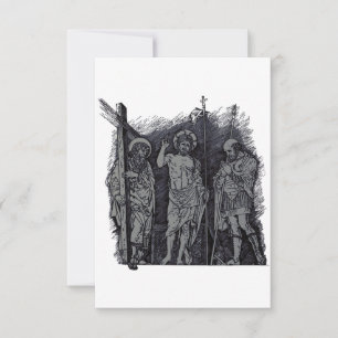 De Remerciements Carte Sainte du Christ ressuscité avec André et Lo