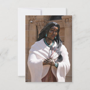 De Remerciements Carte Sainte Kateri Tekakwitha