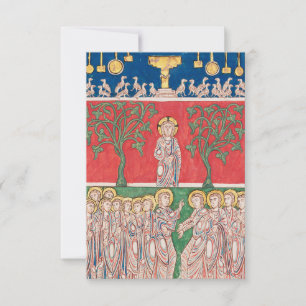 De Remerciements Carte Sainte Médiévale Jésus-Christ Pater Noster