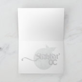 De Remerciements Carte Shabbat OC (Intérieur)