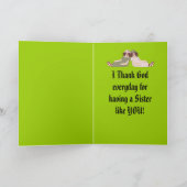 De Remerciements Carte Soeurs Sentimentaires (Intérieur)