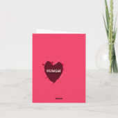 De Remerciements Carte Sphynx Valentine (Dos)