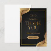 De Remerciements Carte Thankyou (Devant / Derrière)