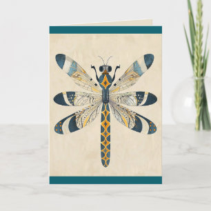 De Remerciements CARTE TOUTE OCCASION turquoise DRAGONFLY BLANK