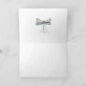 DE REMERCIEMENTS CARTE TOUTES OCCASIONS SIMPLEMENT LIBELLULE (Intérieur)