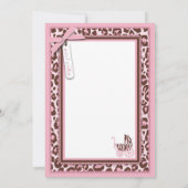 De Remerciements Carte TY Cheetah Girl rose A2 (Dos)
