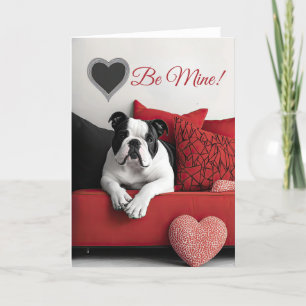 De Remerciements Carte Valentine Bulldog