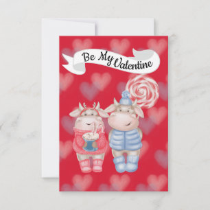 De Remerciements Carte Valentine Chocolat Chaud Et Peppermenthe
