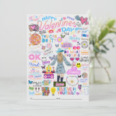 DE REMERCIEMENTS CARTE VALENTINE SWIFT-INSPIRÉE (Debout devant)