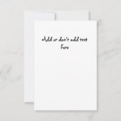 De Remerciements Carte Valentines personnalisable (Dos)