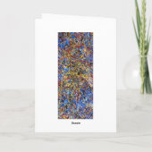 De Remerciements Carte vierge Abstraite (Dos)