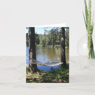 De Remerciements Carte vierge, Hamac Lakeside