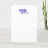 De Remerciements Carte Vintage Christmas Tree (Dos)