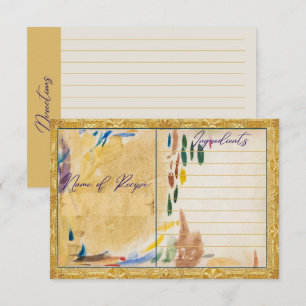 De Remerciements Carte Western Feathers Gold Flat Recette