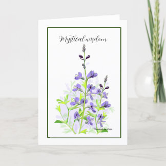 De Remerciements Carte Wild Indigo