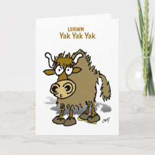 De Remerciements Carte Yak LSHIWM
