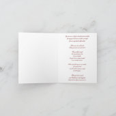 De Remerciements C'est une carte vraiment douce et vraie d'une mère (Intérieur)