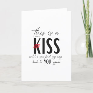 De Remerciements Cette carte est un baiser