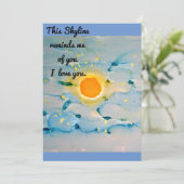 De Remerciements Cette carte Skyline (Debout devant)