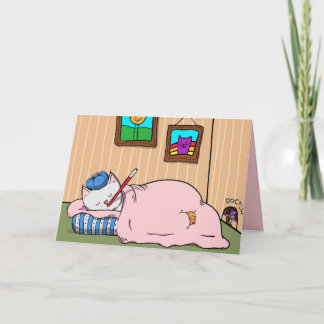 De Remerciements Chat Kitty Sick, Bonne Carte Bientôt