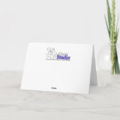 De Remerciements Citrouille Dreams Blank Carte pour notes (Dos)