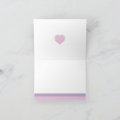 De Remerciements Coeurs et fleurs Carte pour notes - multifonction (Intérieur)