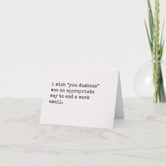 De Remerciements collaborateur quittant le cadeau, carte sans raiso