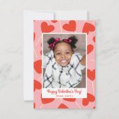 De Remerciements Cute Heart Lollipops Saint Valentin Carte photo (Devant)