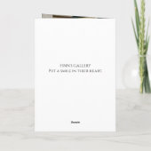 DE REMERCIEMENTS DÉSOLÉ CARTE D'APOLOGIE (Dos)