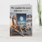 DE REMERCIEMENTS DIFFÉRENT, MAIS ~ CARTE ANNIVERSAIRE (Devant)