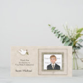 De Remerciements Dove, Cross, Tan, Carte photo religieux (Debout devant)