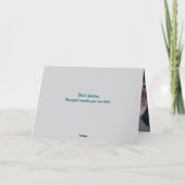 DE REMERCIEMENTS FANCY EASTER EGG - CARTE RELIGIEUSE (Dos)