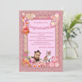 De Remerciements Félicitations Nouvelle Carte Fille Bébé (Debout devant)