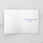 De Remerciements Fête des pères bikers carte fun (Intérieur)