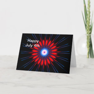 De Remerciements Feux d'artifice conception 4ème carte du 5 juillet