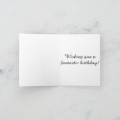 De Remerciements Fleurs dans un vase carte d'anniversaire (Intérieur)