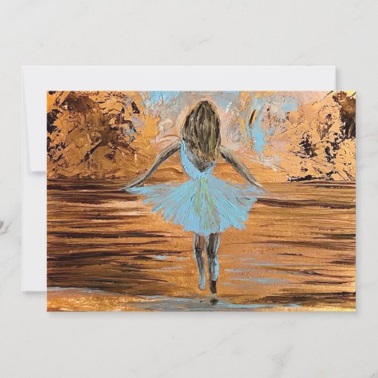 De Remerciements Freedom Flat Carte pour notes (Devant)